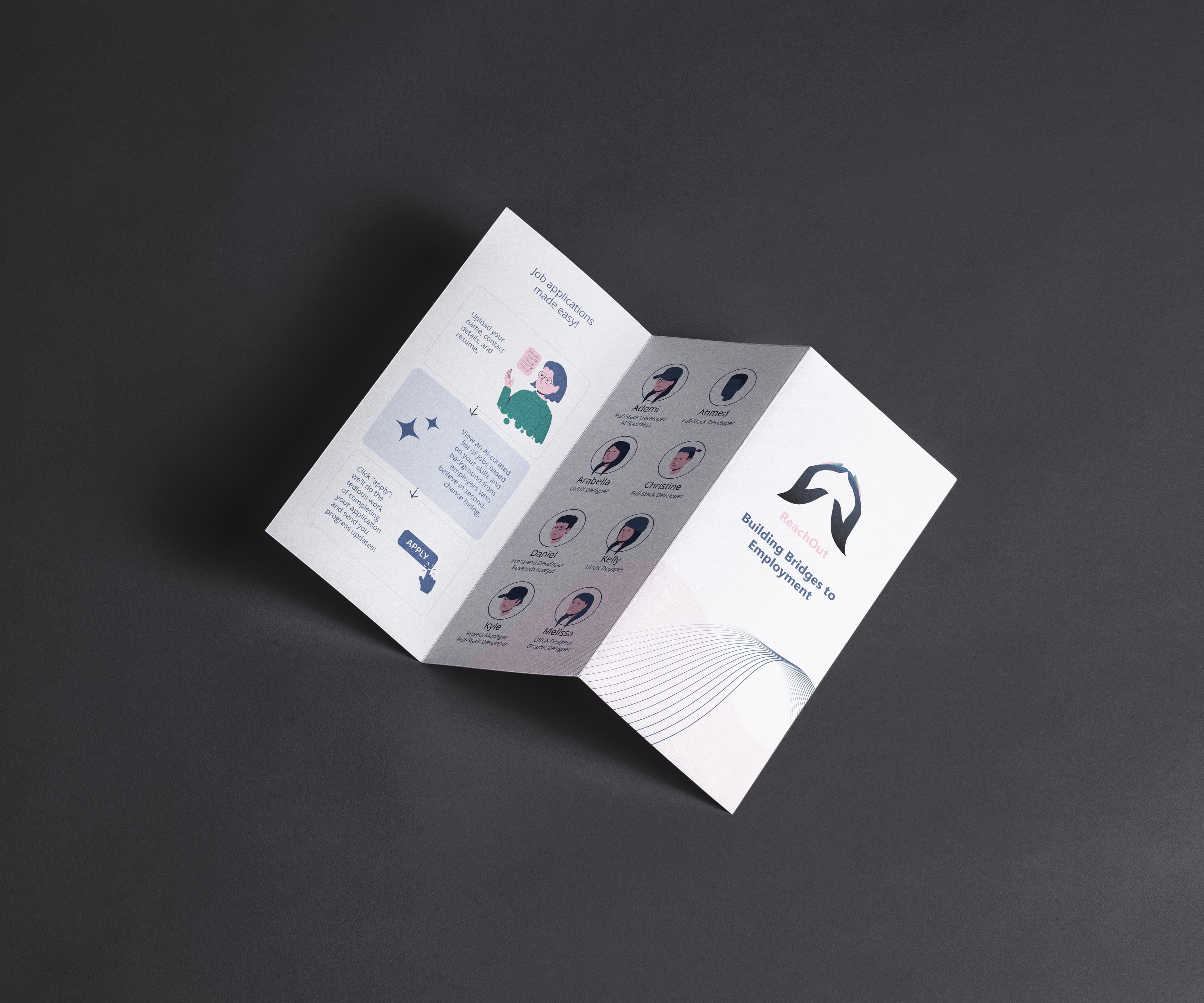 reachout brochure mockup