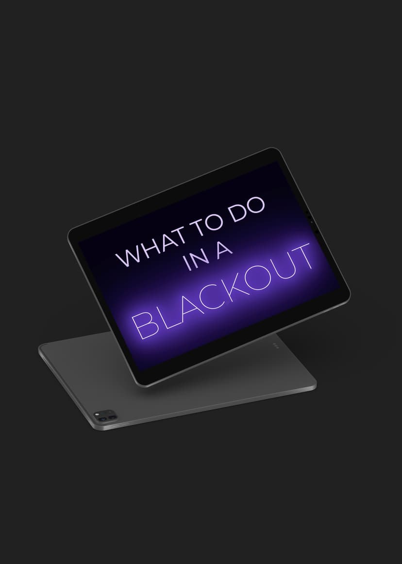 what to do in an ipad mockup